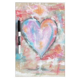 Abstract Art Reckless Heart Original Painting Dry-Erase Whiteboard