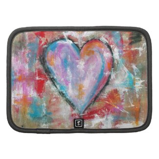 Abstract Art Reckless Heart Original Painting Planners