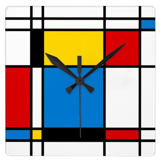Abstract Art Wall Decor Clocks Zazzle