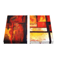 Abstract Art Wrapped 2 Canvases Set wrappedcanvas