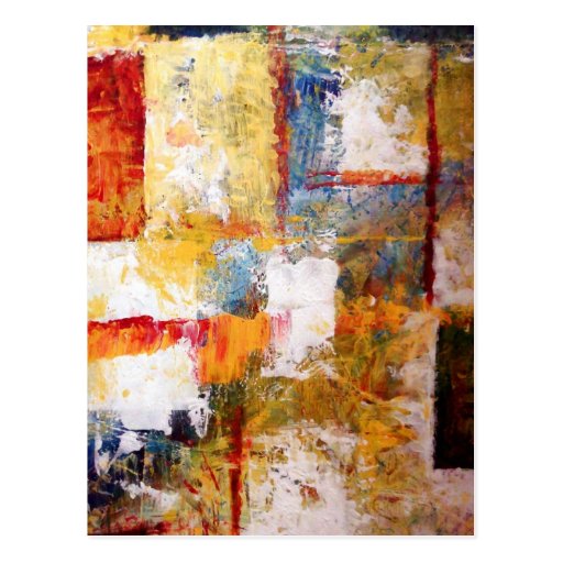 Abstract Artwork Postcard Zazzle