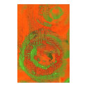 Abstract Asian Query Green Poster posters by INTHEPRESENT Abstract Asian Query Green Poster posters