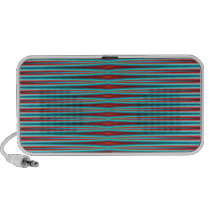 Abstract Aurora Dagger Pattern Doodle speakers