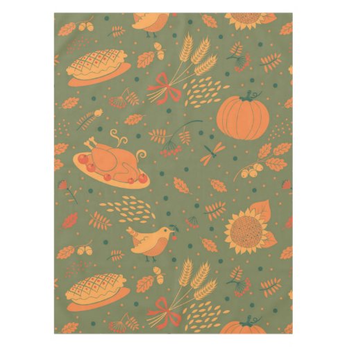 Abstract Autum Harvest Pattern Tablecloth