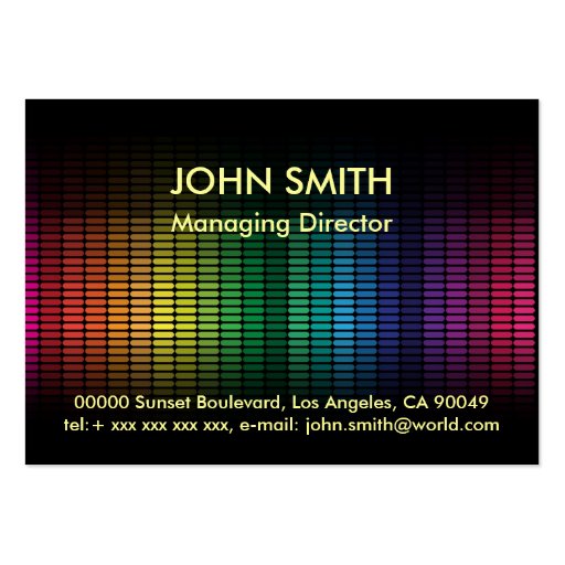 Abstract Background Business Card