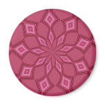 Abstract Background Fuschia Diamonds Magnets