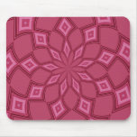 Abstract Background Fuschia Diamonds Mousepad
