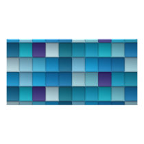 Abstract Background Personalized Photo Card