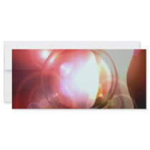 Abstract Ball Custom Rack Card