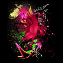 abstract band teeshirt