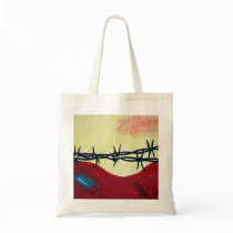 Abstract - barbed wire bags