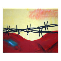 Abstract - barbed wire photo art