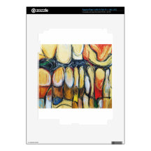 Abstract Beast of the Apocalypse (abstract animal) Skins For iPad 3