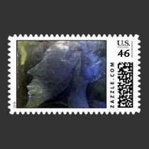 Abstract Beauty - Male Stamp stamps