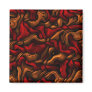 abstract bending intertwined 3d curves refrigerator magnet