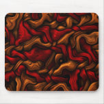 abstract bending intertwined 3d curves mousepads
