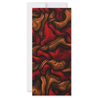 abstract bending intertwined 3d curves custom rack cards by fotowino