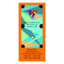 ABSTRACT BILLIARDS POOL GAME TABLE Rack Card
