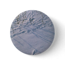 Abstract Bird tracks and feather imprint in the sn Buttons