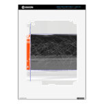 Abstract Black and Orange Skins For iPad 3