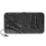 abstract black speaker speakers