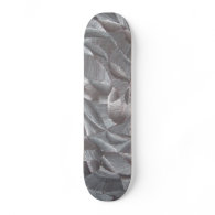 Abstract Black & White Custom Skate Board