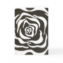 Abstract black white flower cards by Kaitesartcentral Abstract black white flower cards