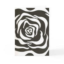 Abstract black white flower cards by Kaitesartcentral Abstract black white flower cards