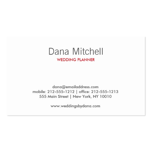 ABSTRACT BLOSSOMS RED/WHITE BUSINESS CARD TEMPLATES (back side)