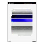 Abstract Blue and Purple iPad 3 Skins