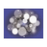 Abstract Blue Bubbles Post Card Abstract Blue Bubbles Post Card