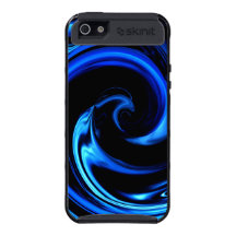 Abstract Blue Dolphin iPhone 5 Skinit Case Covers For iPhone 5