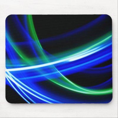 Abstract Blue Mousepad by brittanygphoto09