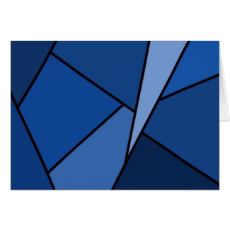 Abstract Blue Polygons