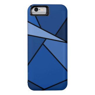 Abstract Blue Polygons iPhone 6 Case