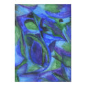 ABSTRACT BLUE print