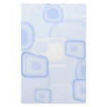 Abstract Blue Square Stationary Stationery Paper