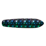 Abstract BlueGreen 002 Skate Board Decks