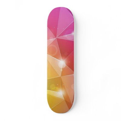Bright Background Designs on Abstract Bright Background Vector Illustration Custom Skateboard From