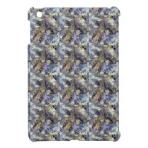 Abstract Brown And Purple Pattern ipad mini cases