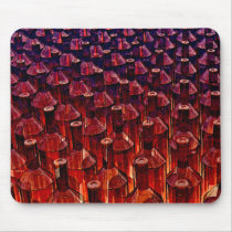 Abstract Brown Glass Bottles mousepads