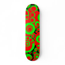Abstract Bubbles 05 - Retro Skate Board Deck