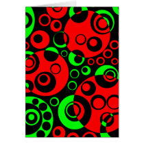 Abstract Bubbles cards