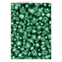Abstract Bubbles of Green cards