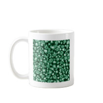 Abstract Bubbles of Green mugs
