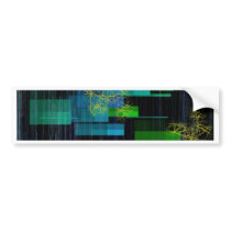 Abstract Bumper Stickers