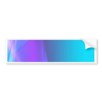 Abstract Bumper Sticker