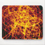 Abstract burn mouse mats