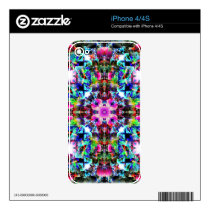 Abstract Burst of Color skins