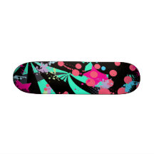 Abstract Burst Skate Deck